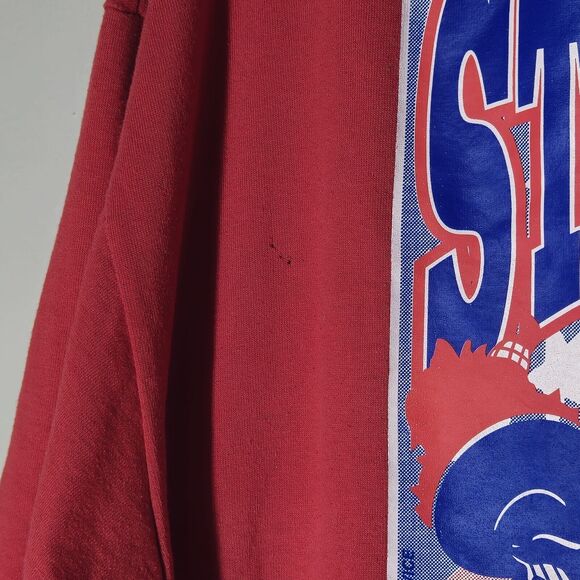 Vintage 90s Stand Down 1995 America Liberty Mens XL Single Stitch Hanes Red - Picture 3 of 7